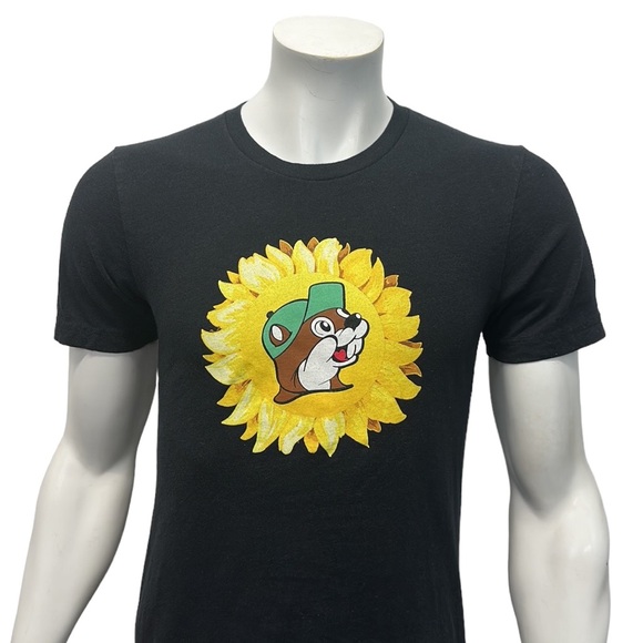 Buc-ee’s Black Yellow "You Are My Sunshine" Sunflowers Graphic T-Shirt Adult MD - Picture 8 of 12